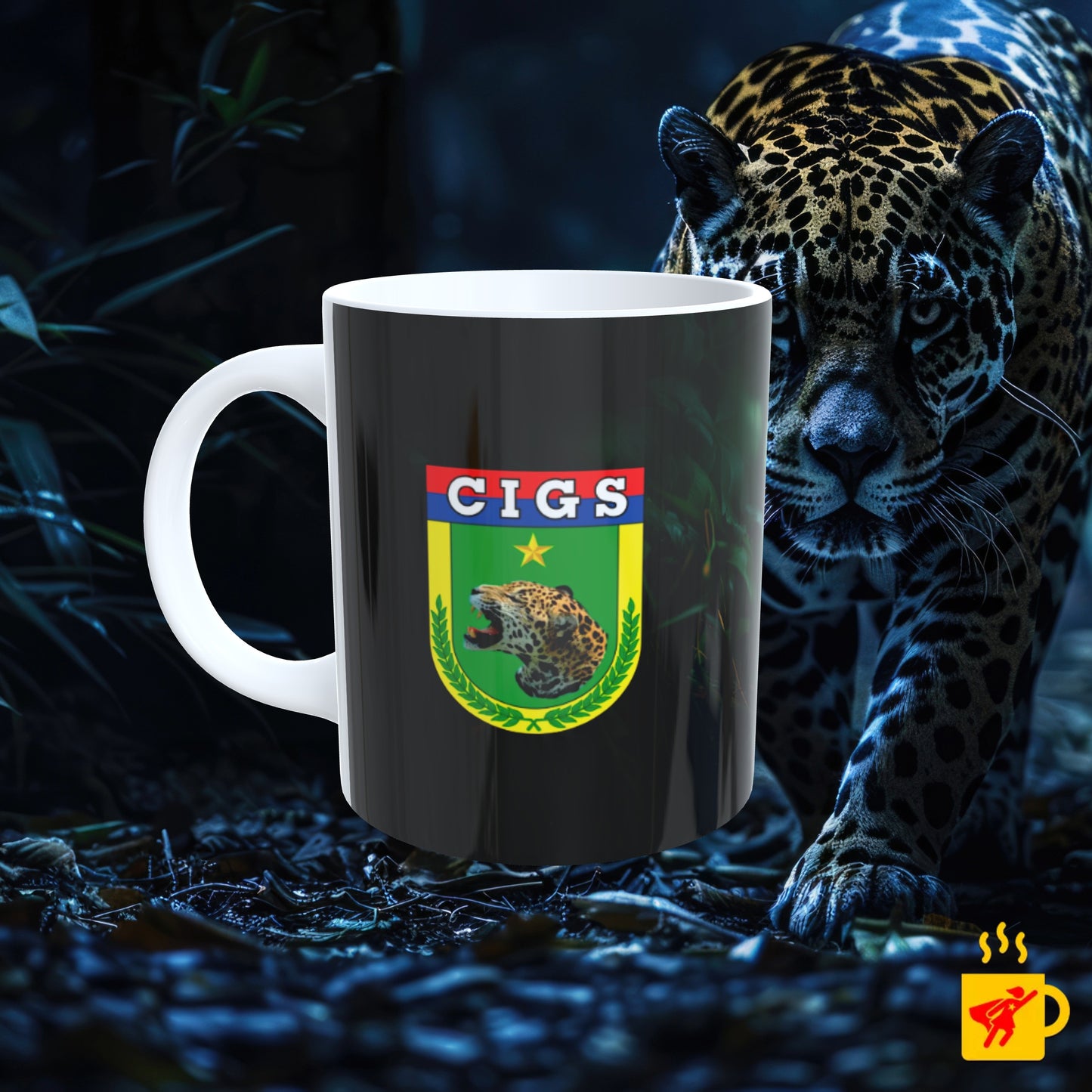 Caneca Guerra na Selva Onça