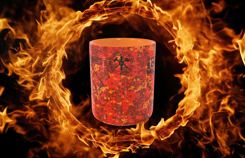 Caneca Novo Fardamento Pixelado Corpo de Bombeiros RJ