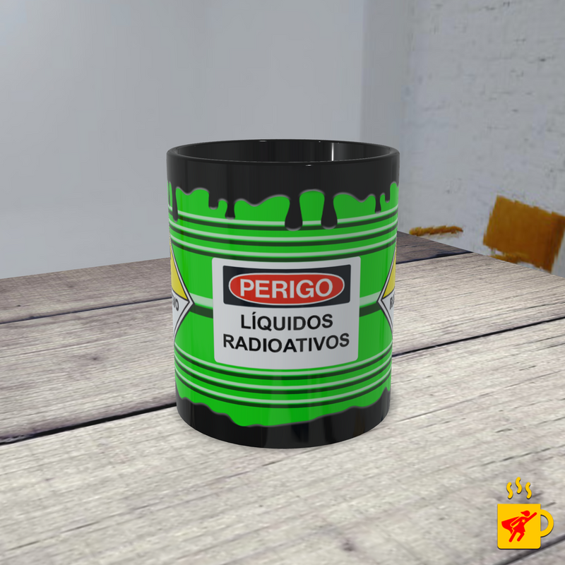 Caneca Líquidos Radioativos - Produtos Perigosos