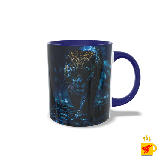 Caneca Guerra na Selva Onça na Noite