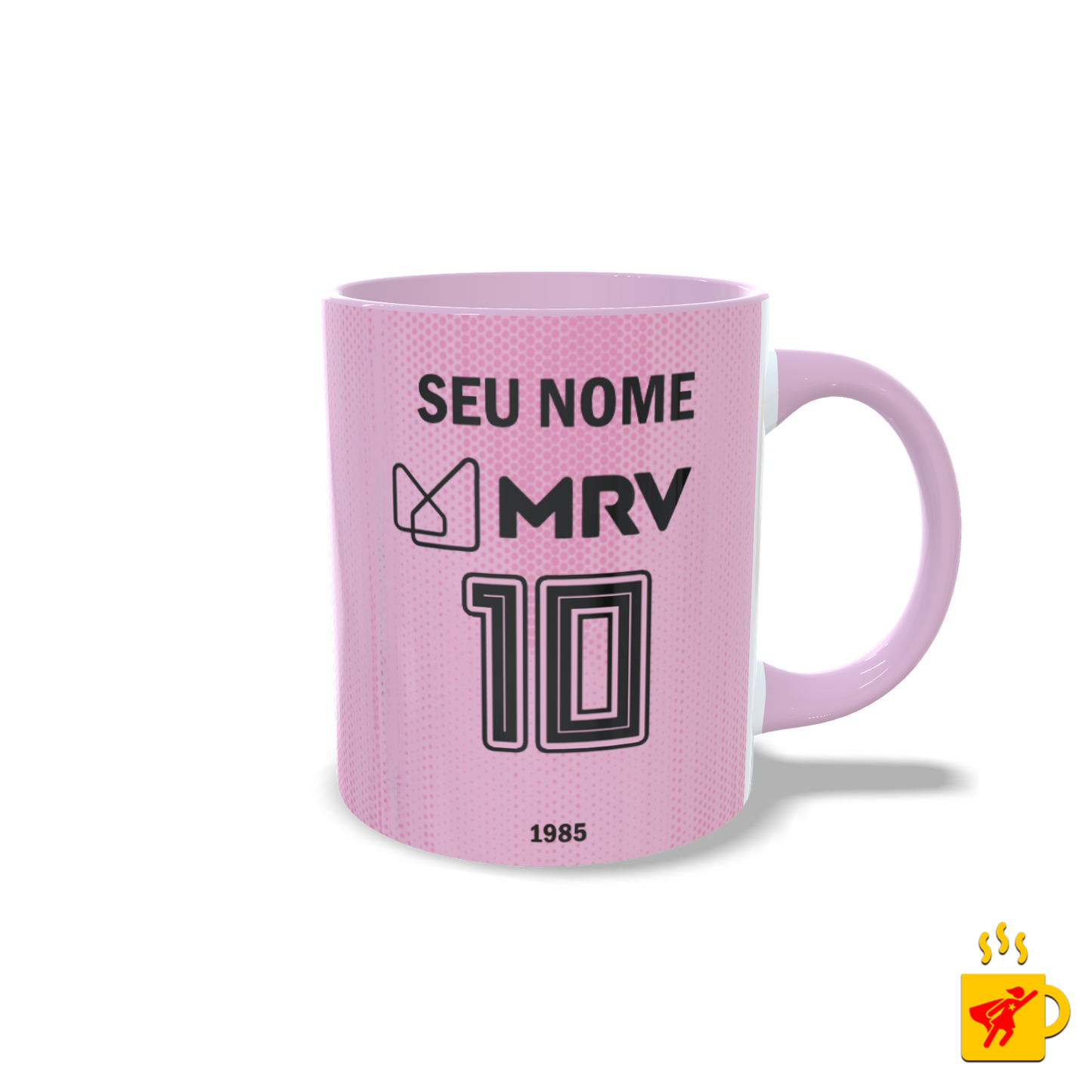 Caneca Uniforme Flamengo Rosa