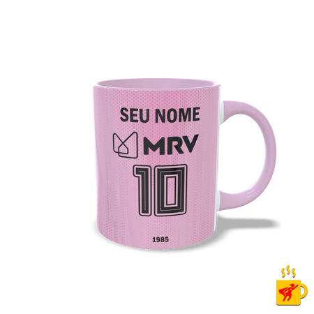 Caneca Uniforme Flamengo Rosa